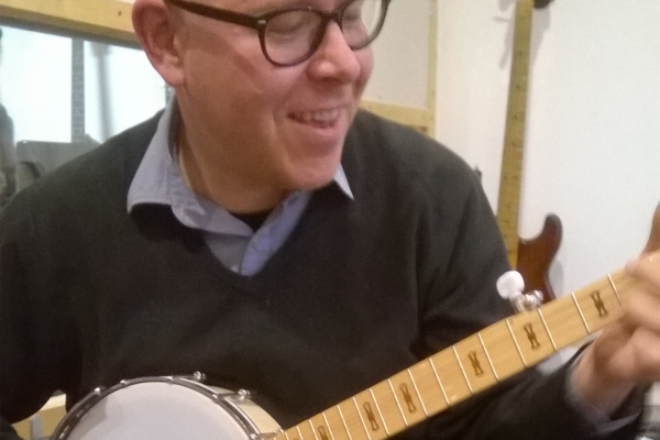 Matt on the banjo