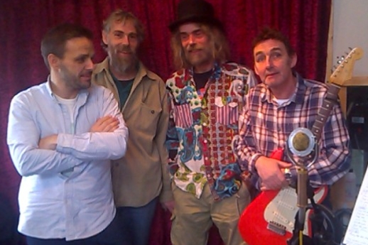 The band: Ross, Mike, Dave and Tom